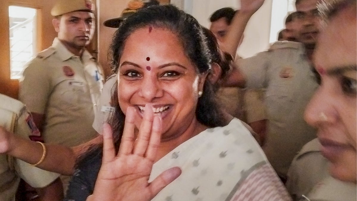 | Photo: PTI : BRS K Kavitha 